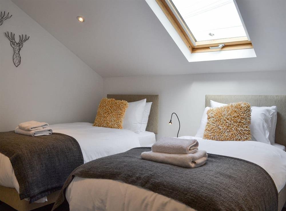 Twin bedroom at Croft Cottage in Ambleside, Cumbria