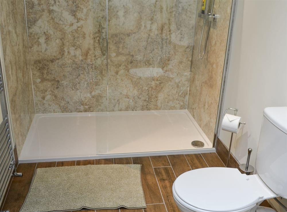 Shower room at Croft Cottage in Burradon, near Rothbury, Northumberland