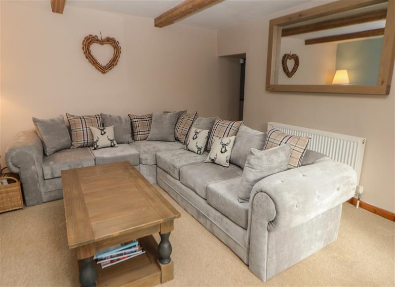 The living area at Croft Cottage, Castleton