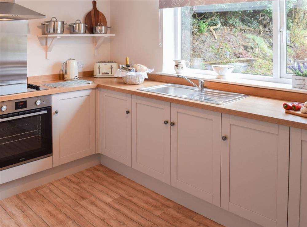 Well-appointed fitted kitchen at Croft Cottage in Newholm, near Whitby, North Yorkshire