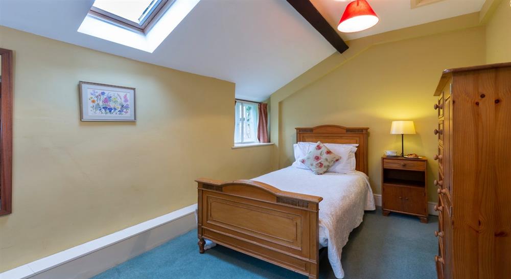 A single bedroom at Croft Garden Cottage in Leominster, Herefordshire