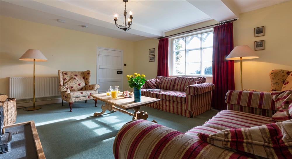 The sitting room at Croft Garden Cottage in Leominster, Herefordshire