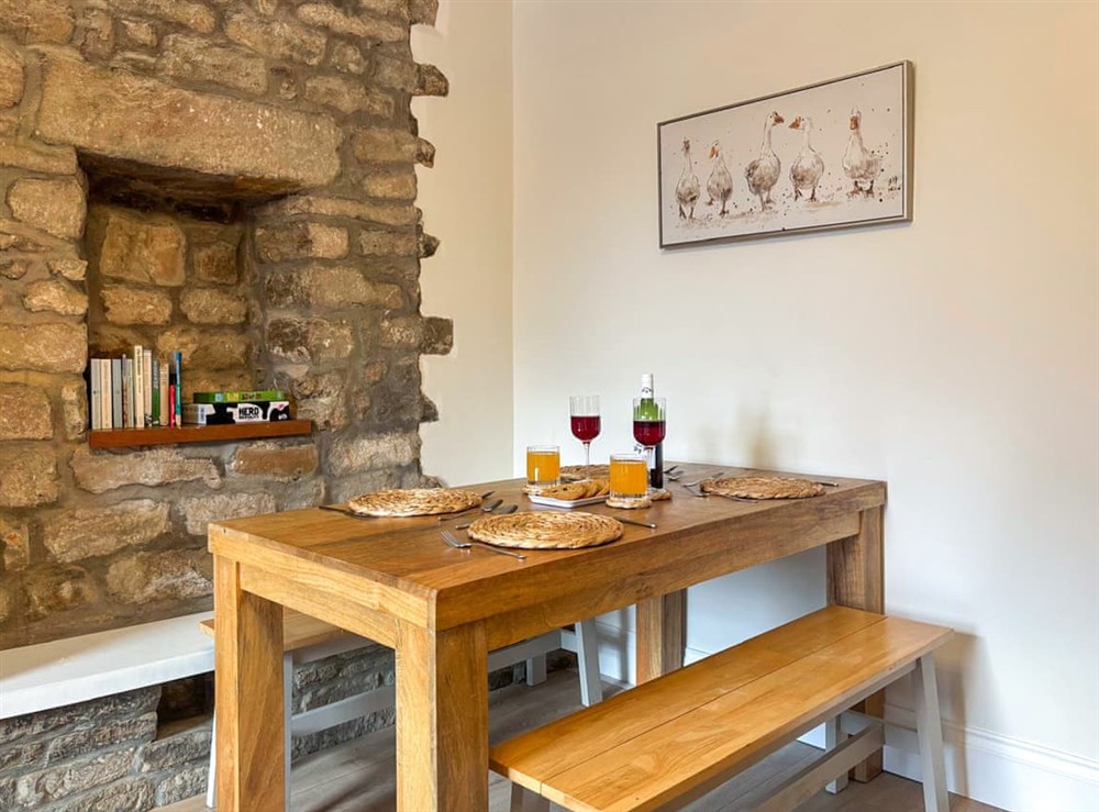 Dining Area at Croft House Cottage in Hebden, North Yorkshire