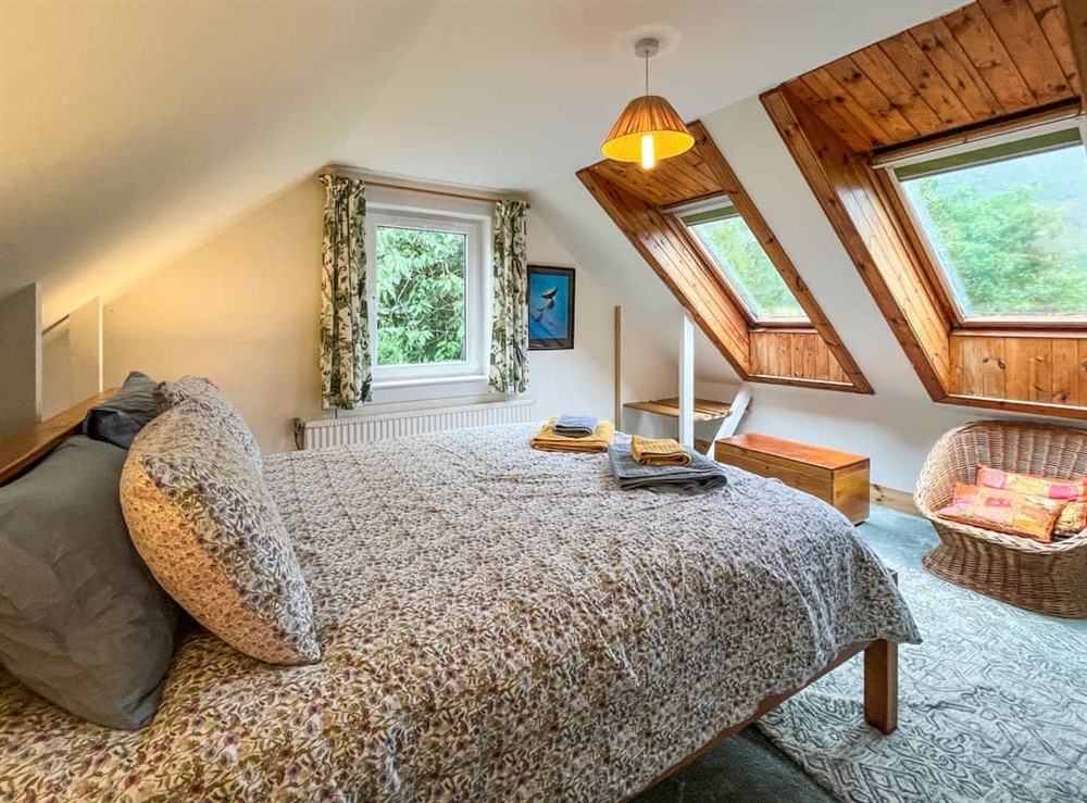Double bedroom (photo 2) at Croftfoot in Arnisdale, near Kyle of Lochalsh, Ross-Shire