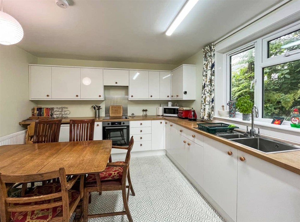 Kitchen at Croftfoot in Arnisdale, near Kyle of Lochalsh, Ross-Shire