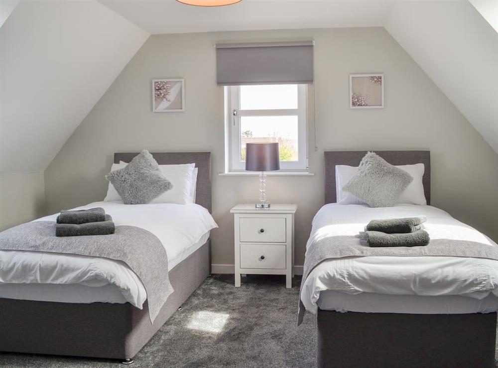 Twin bedroom at Crofthouse in Newton Stewart, Wigtownshire