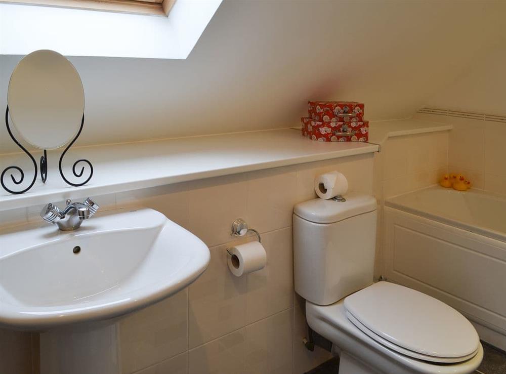 En-suite bathroom at Croftside House in Aviemore, Inverness-Shire