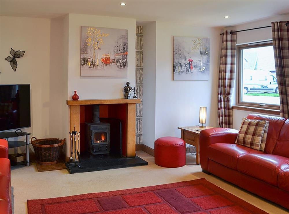 Lovely and bright, spacious living area at Croftside House in Aviemore, Inverness-Shire