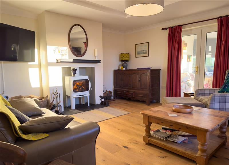 Enjoy the living room at Crogal Farmhouse, New Quay
