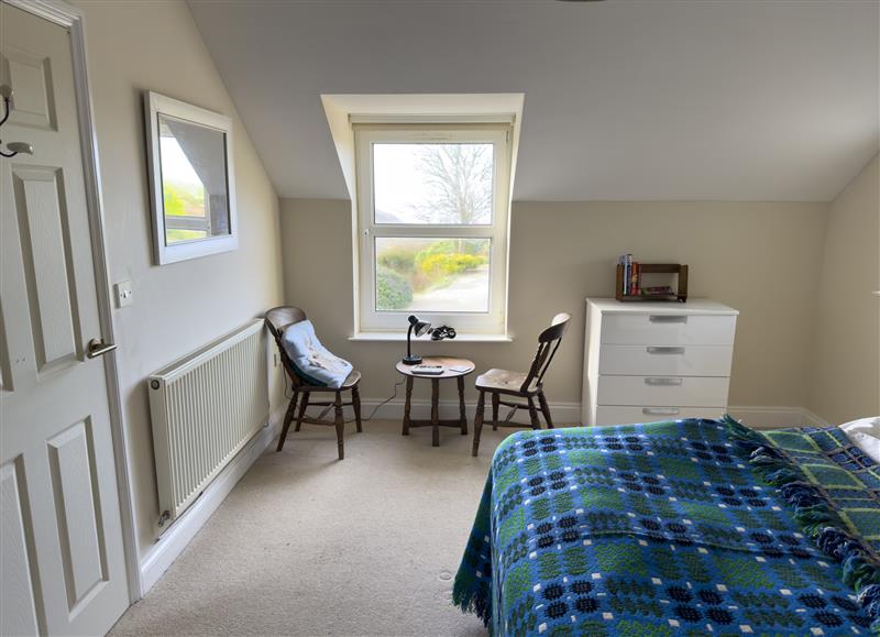 One of the bedrooms at Crogal Farmhouse, New Quay