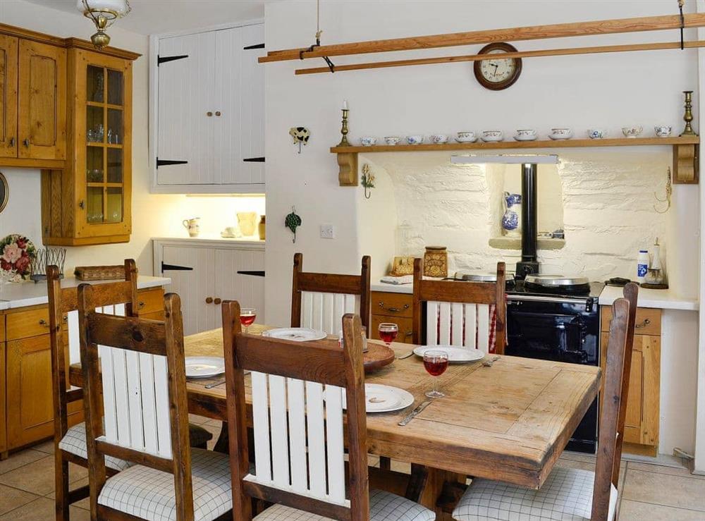 Traditional kitchen/diner with Aga at Crogen Wing in Llandrillo, Denbighshire., Clwyd