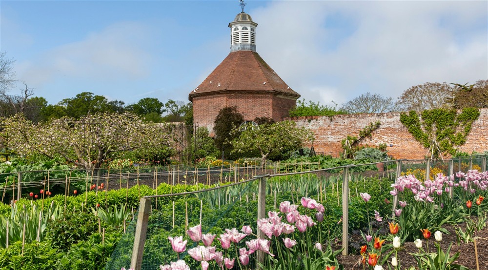 The Octagonal Dovecote in the Walled Garden at Cromer Lodge in Norwich, Norfolk