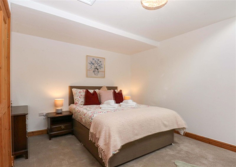 One of the bedrooms at Cromlech Cottage at Cromlech Manor Farm, Tyn-y-Gongl near Benllech