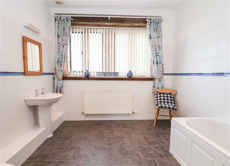 This is the bathroom at Cromwells Manor, Woodhey Green near Bunbury