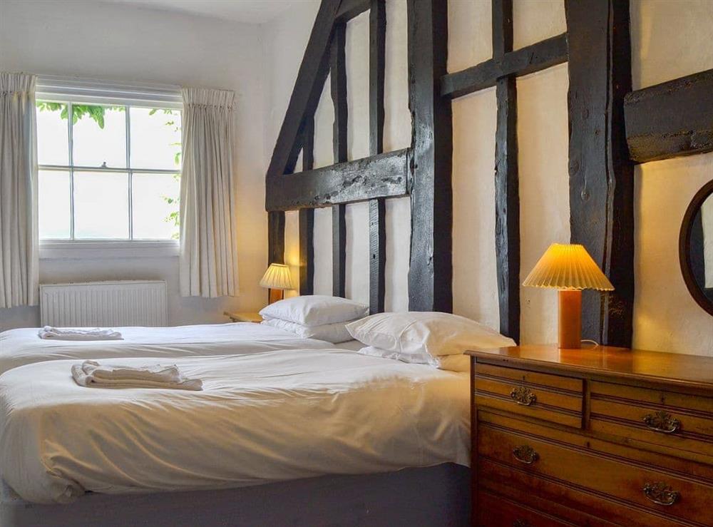 Charming tiwn bedroom at Cronkhill Farmhouse in Attingham Park Estate, Nr Shrewsbury., Shropshire