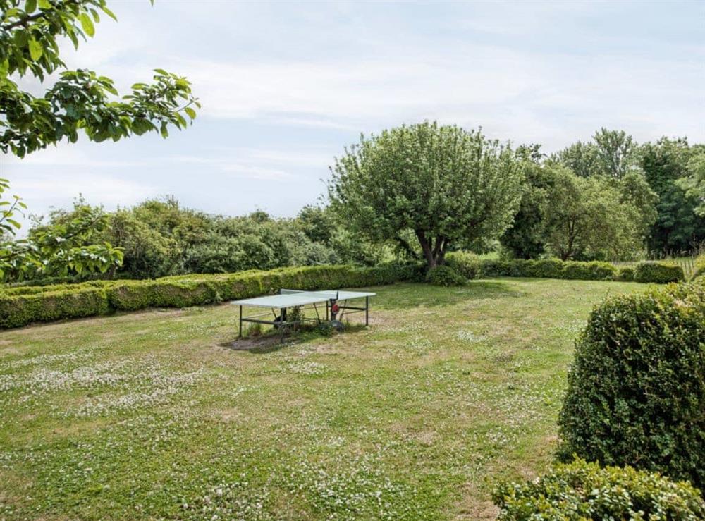 Garden at Cronkhill Farmhouse in Attingham Park Estate, Nr Shrewsbury., Shropshire