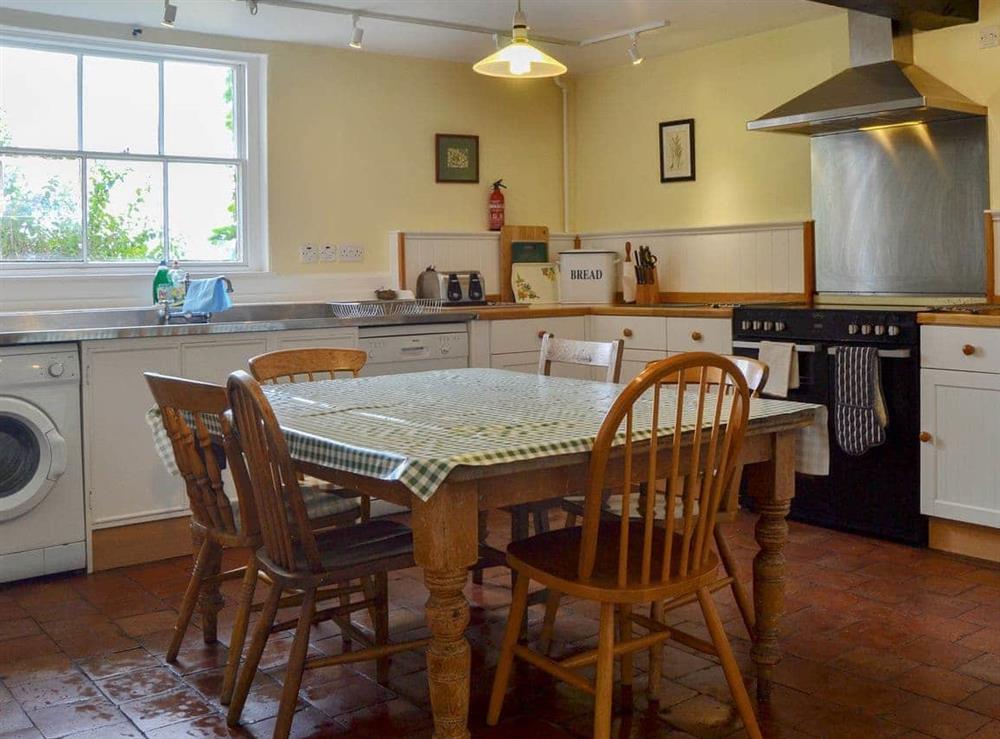 Well equipped farmhouse-style kitchen at Cronkhill Farmhouse in Attingham Park Estate, Nr Shrewsbury., Shropshire