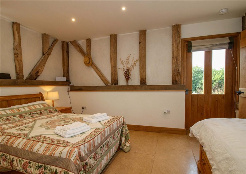 One of the 3 bedrooms at Crook Barn, Tenbury Wells