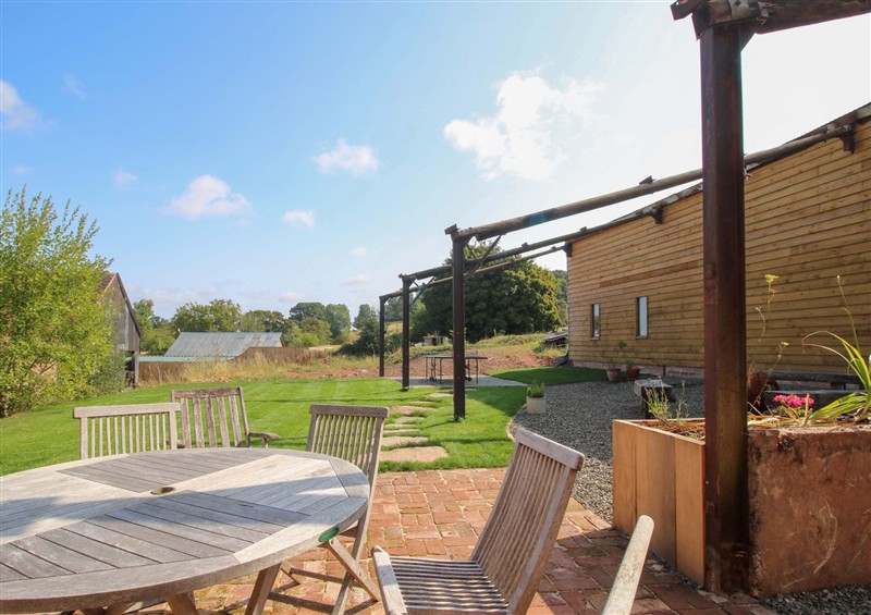 Outside at Crook Barn, Tenbury Wells