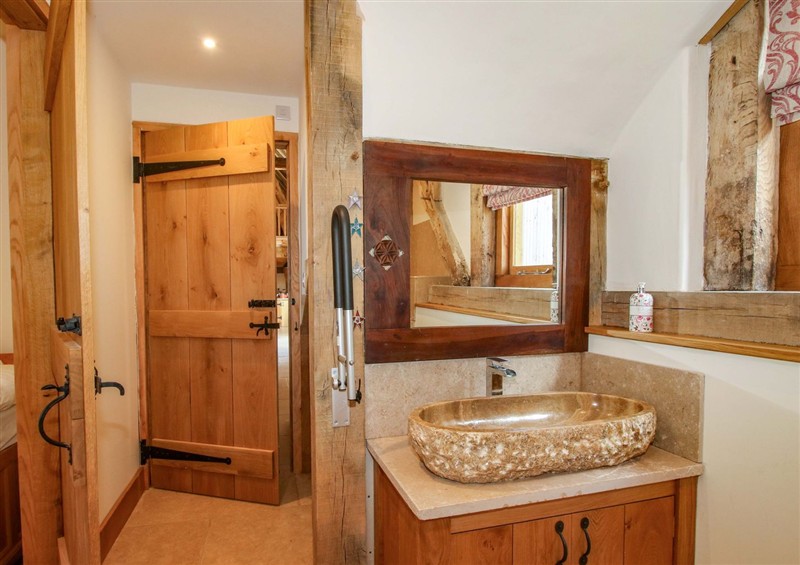The bathroom at Crook Barn, Tenbury Wells