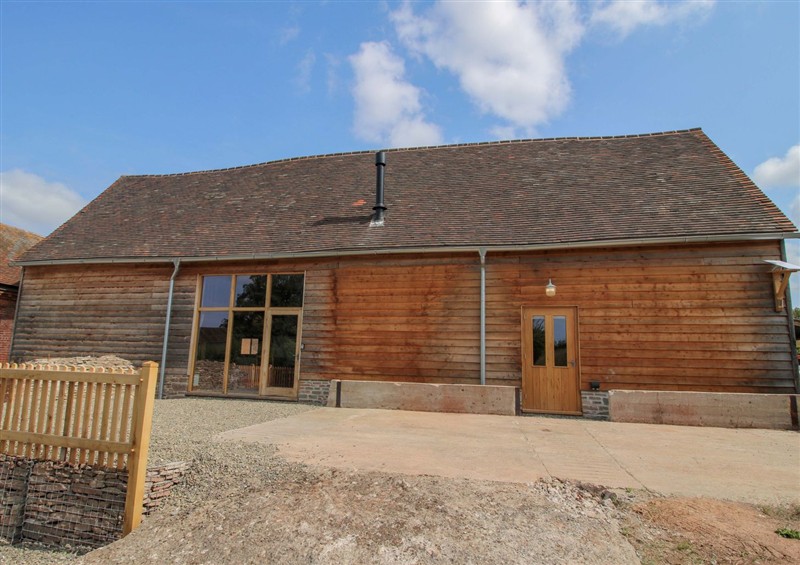 This is the setting of Crook Barn at Crook Barn, Tenbury Wells