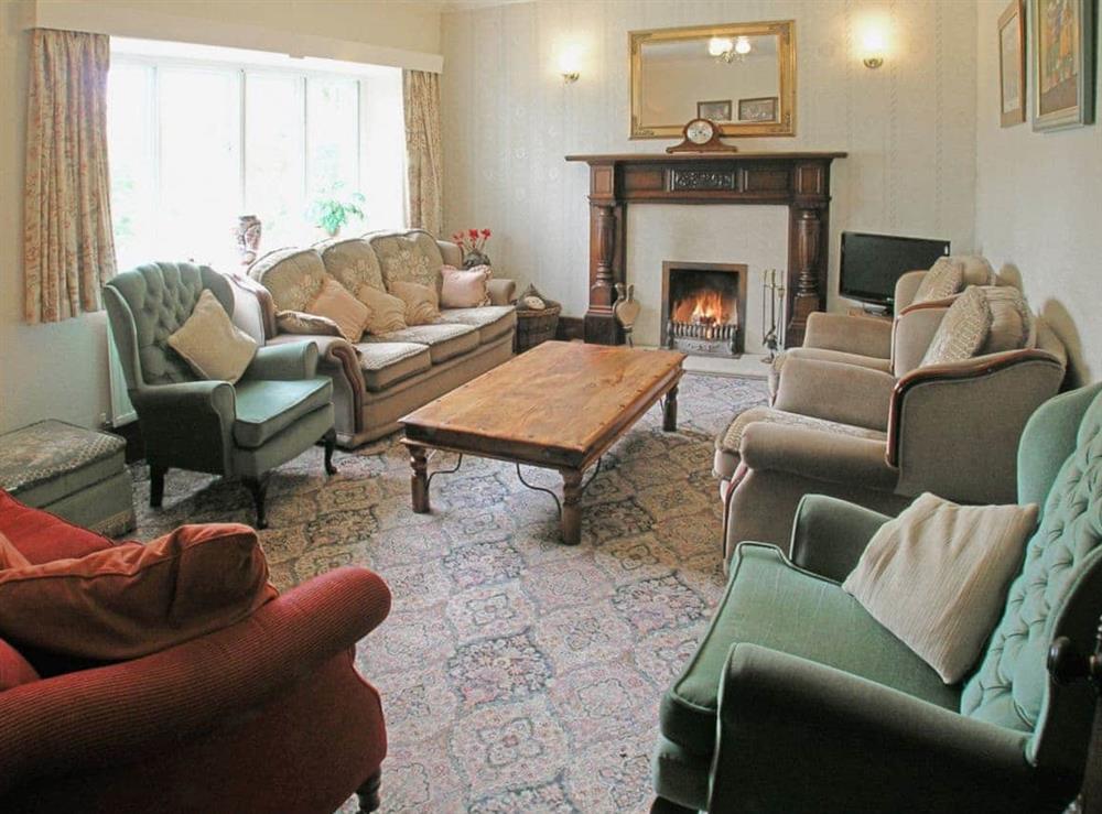 Living room at Crook Farm  in Torver, near Coniston, Cumbria