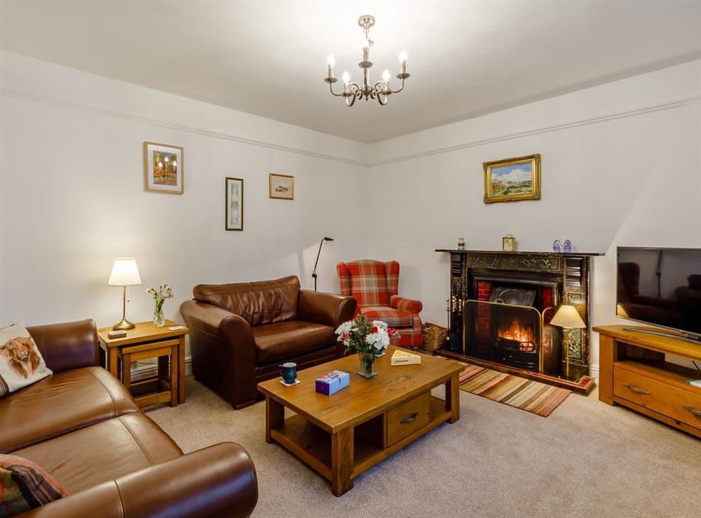 Living room at Crookham Dairy in Cornhill on Tweed, Northumberland