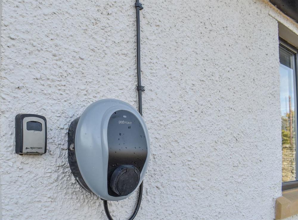Car Charging at Crooklands Cottage in Austwick, near Settle, North Yorkshire