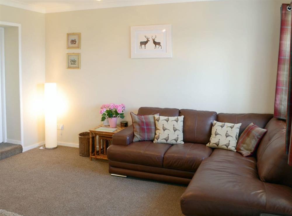 Comfortable living room at Cross Tides in Tain, Ross-Shire