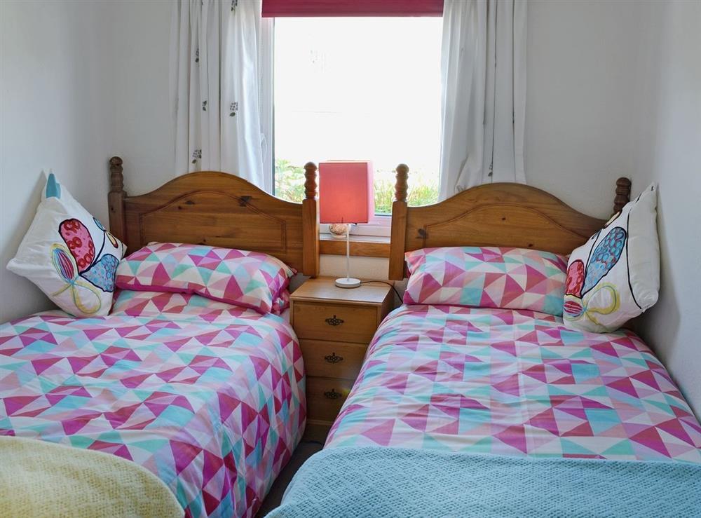 Twin bedroom at Cross Tides in Tain, Ross-Shire
