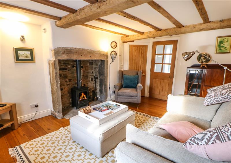 The living area at Cross View Cottage, Alston