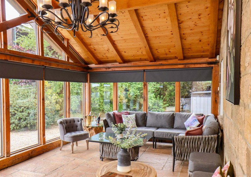 Enjoy the living room at Crossbutts Farmhouse, Whitby