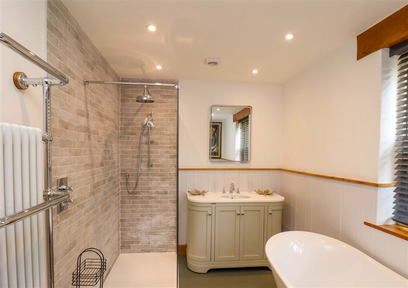 The bathroom at Crossbutts Farmhouse, Whitby
