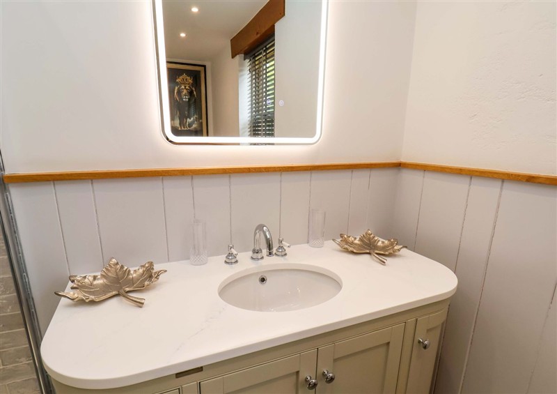 This is the bathroom at Crossbutts Farmhouse, Whitby