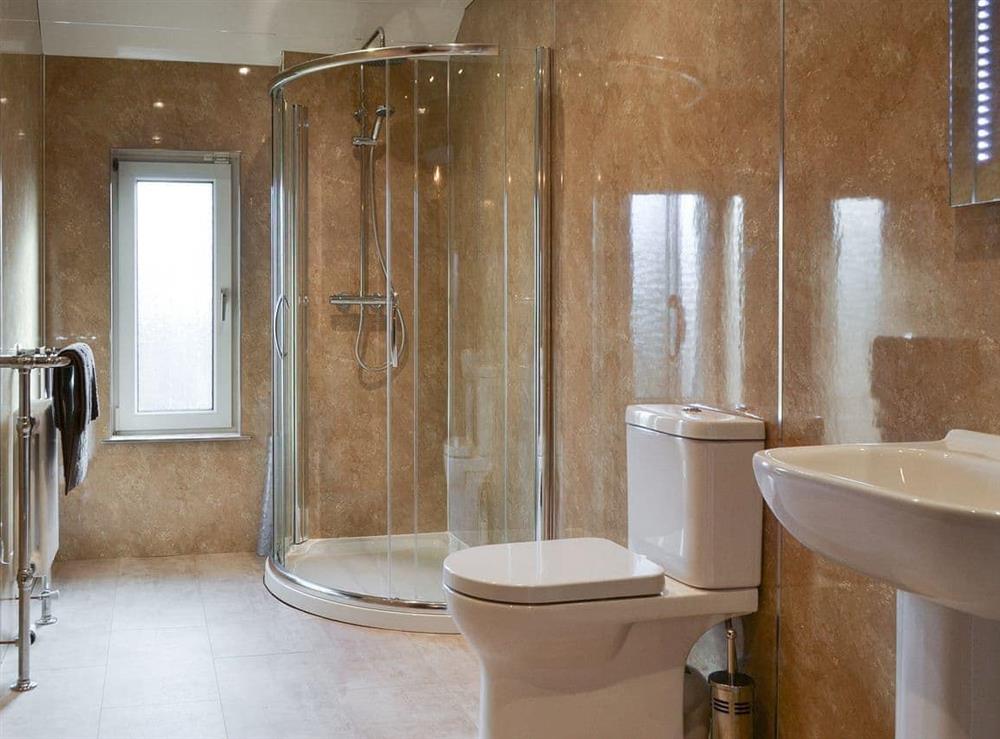 Shower room at Crossfeld in Keswick, Cumbria