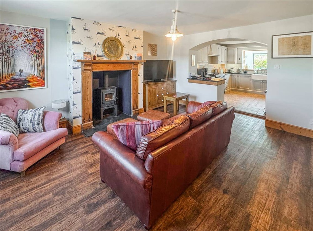 Living area at Crossroads in Braunton, Devon