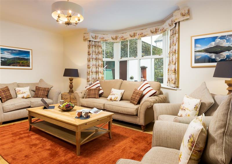 Relax in the living area at Crow Cottage, keswick