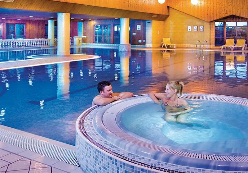 Indoor heated swimming pool at Crowhurst Park Lodges in Battle, Sussex