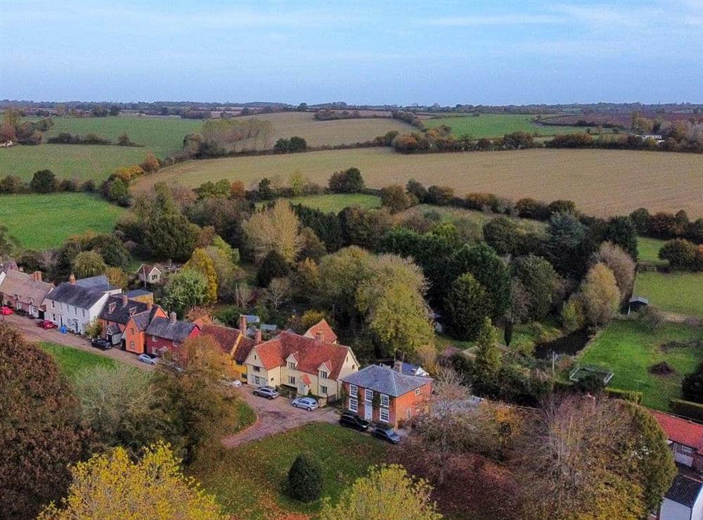 View at Crown Cottage in Hartest, near Lavenham, Suffolk