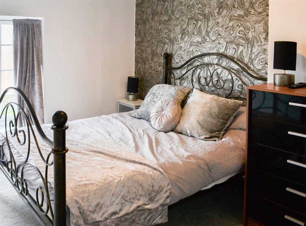 Double bedroom at Crown Farm Cottage in Croft, near Skegness, Lincolnshire