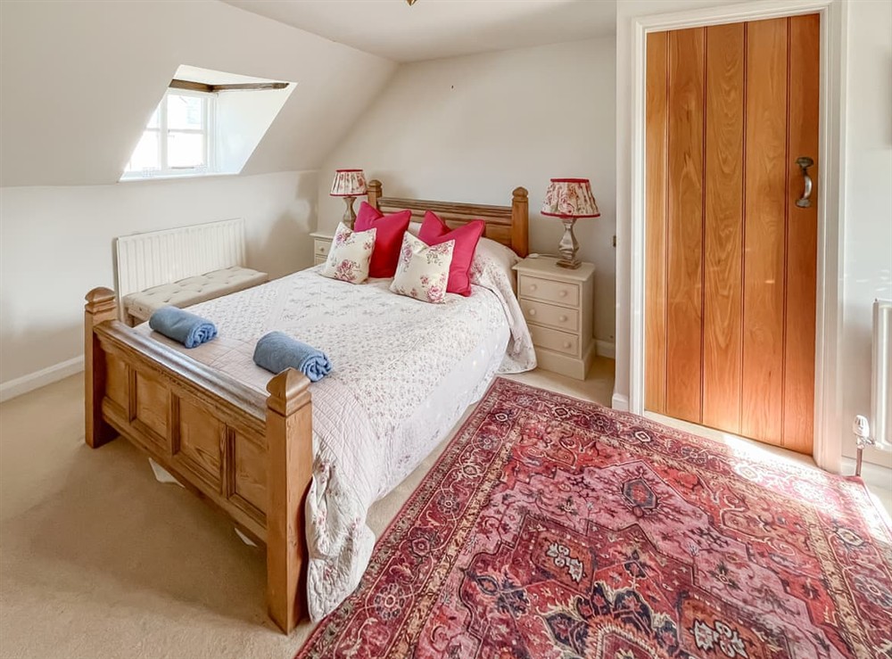 Double bedroom at Crown House in Tinwell, Lincolnshire