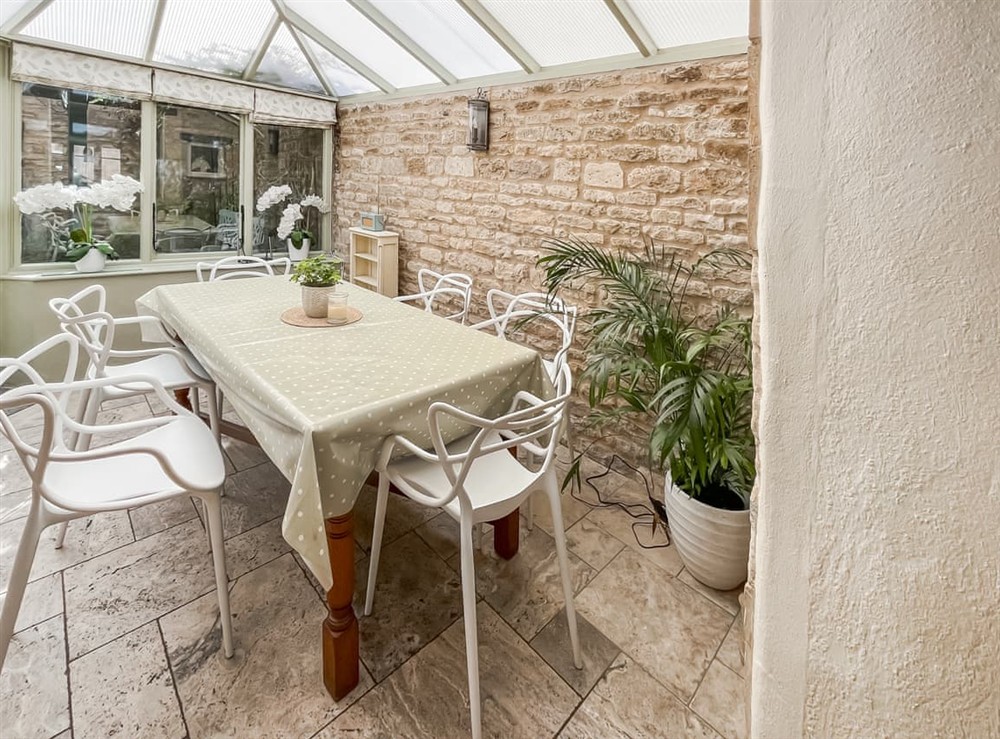Sun room at Crown House in Tinwell, Lincolnshire