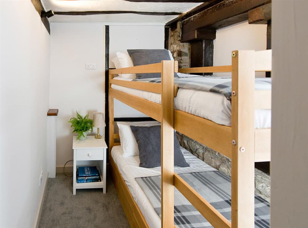 Bunk bedroom at Crown Inn in Woolhope, near Ledbury, Herefordshire