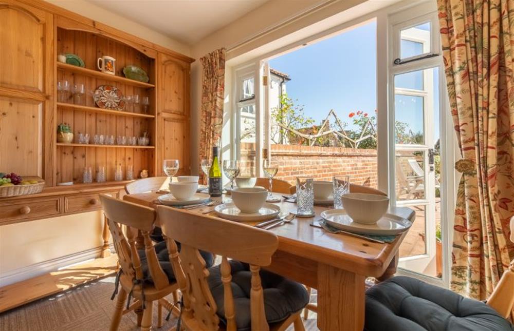 Ground floor:  With french doors to sunny south-facing garden at Crown Villa, Wells-next-the-Sea
