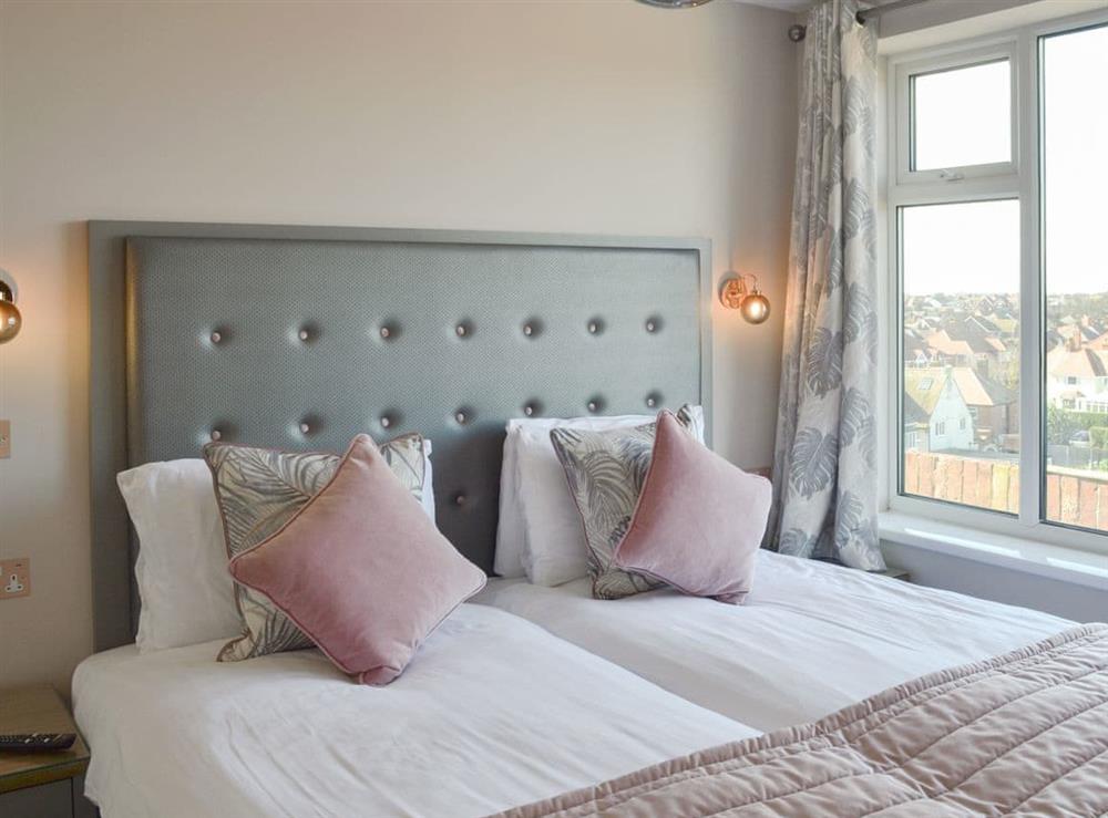 Comfy bedroom with en-suite at Crows Nest in Bridlington, Yorkshire, North Humberside