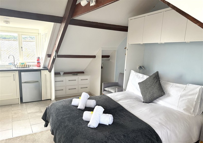 One of the bedrooms at Crows Nest, St Ives