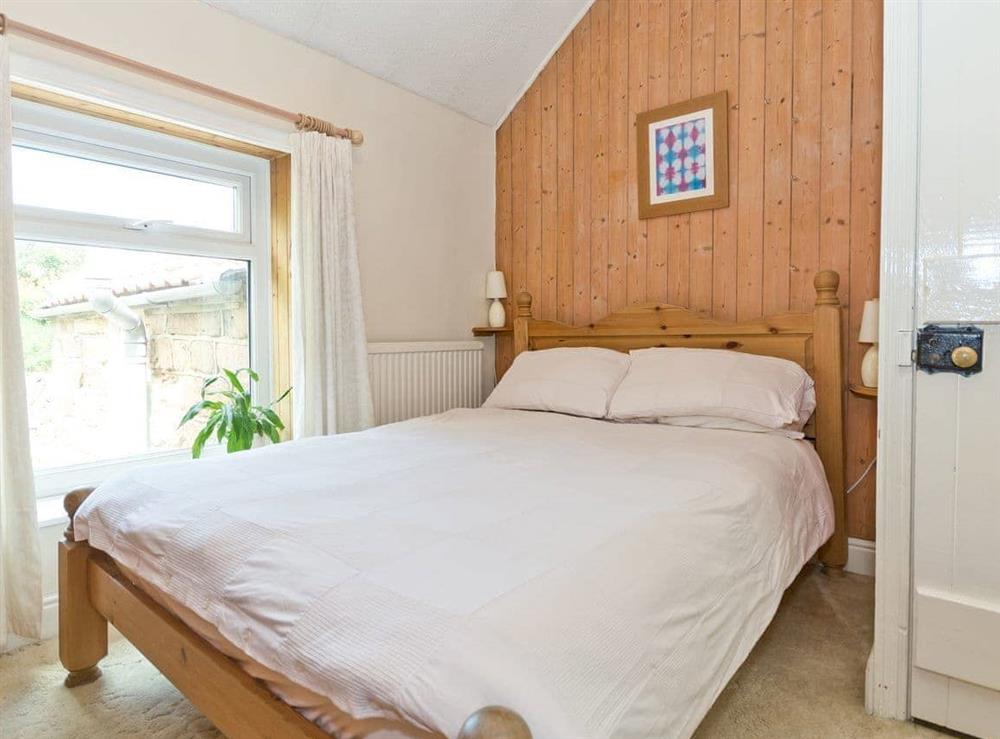 Double bedroom at Crow’s Nest in Staithes, Cleveland., Yorkshire