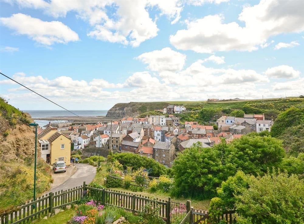 View at Crow’s Nest in Staithes, Cleveland., Yorkshire