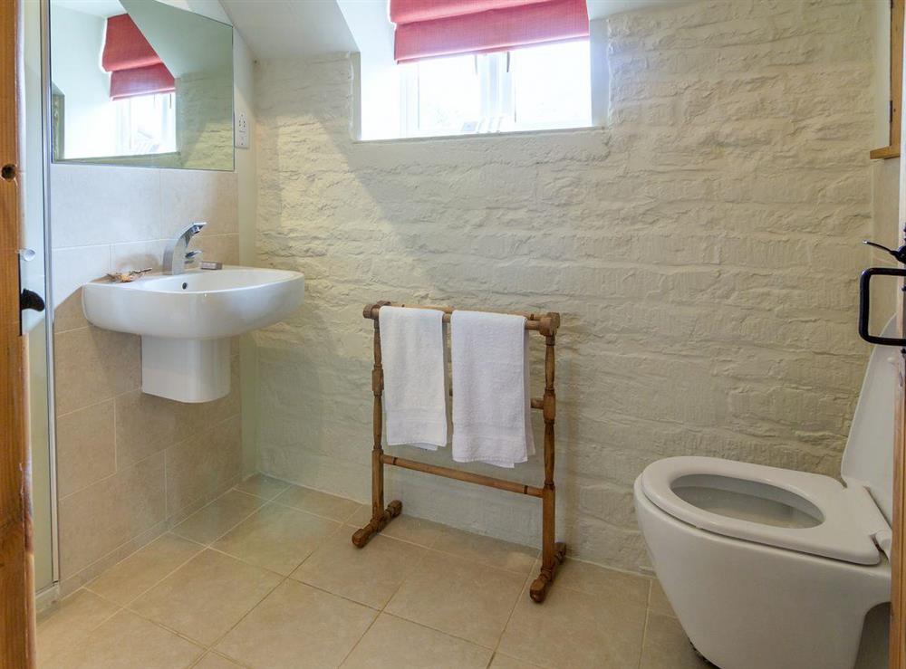 Convenient shower room at The Long Barn, 