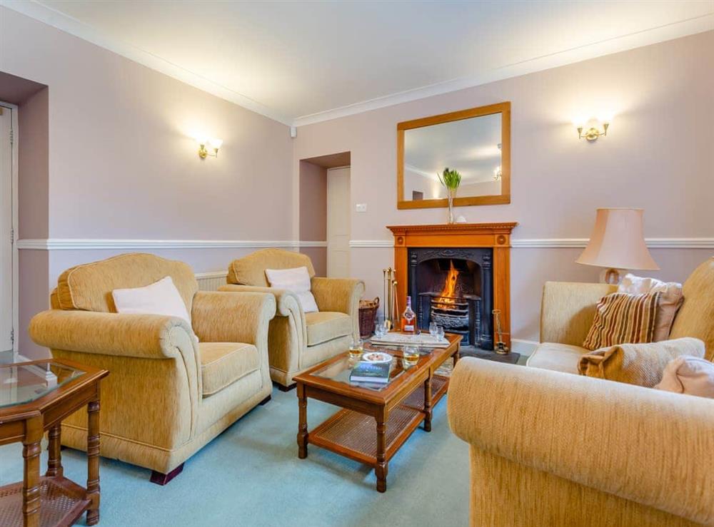 Living room at Cruives Lodge in Beauly, near Inverness, Inverness-Shire